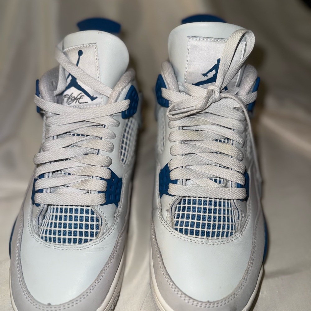 Youth Military Blue Jordan 4s (Used)